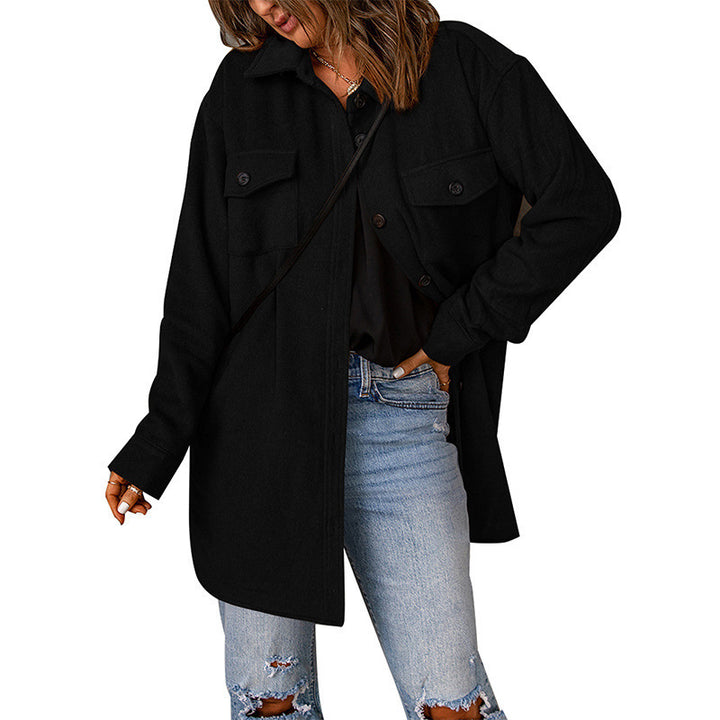 Oversized utility shirt jacket for women Lune London