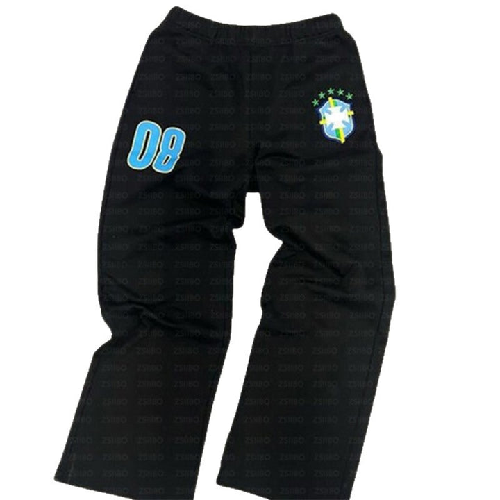 Women’s sporty jogging pants with practical side pockets and elastic waistband Chic & Stil