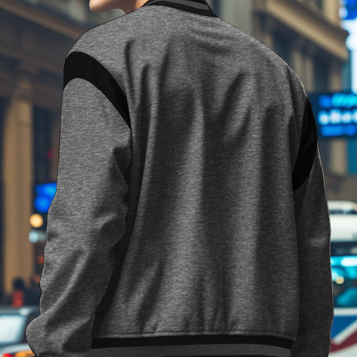 Stylish bomber jacket for men with contrasting details Lune London