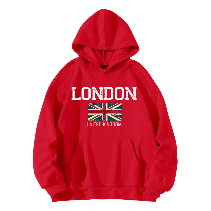 Women's hoodie in urban London style with kangaroo pocket and comfortable fit Lune London
