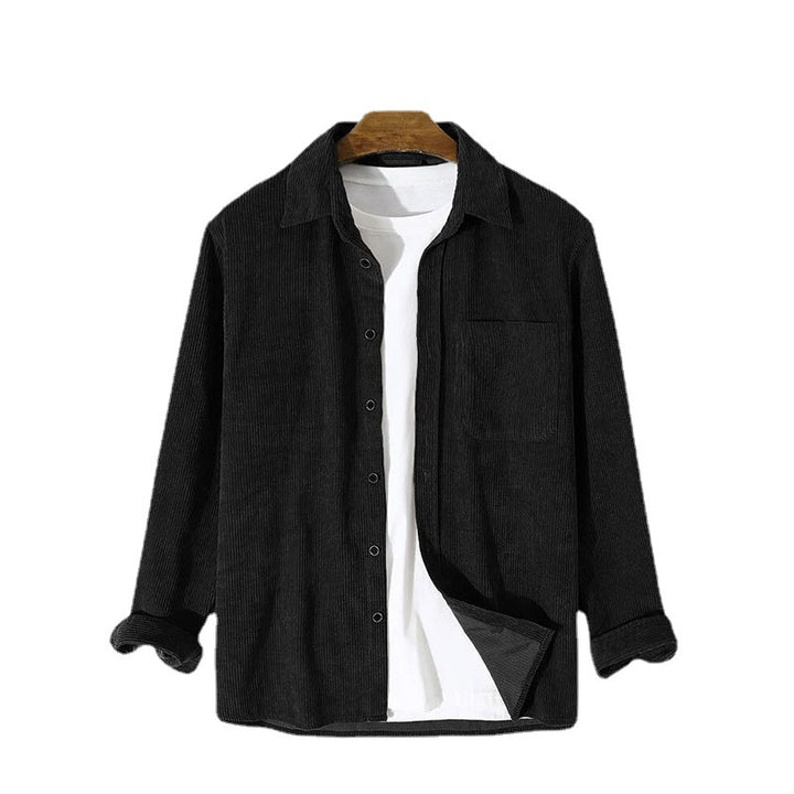 Corduroy jacket for men with a finely structured look and a practical chest pocket Lune London