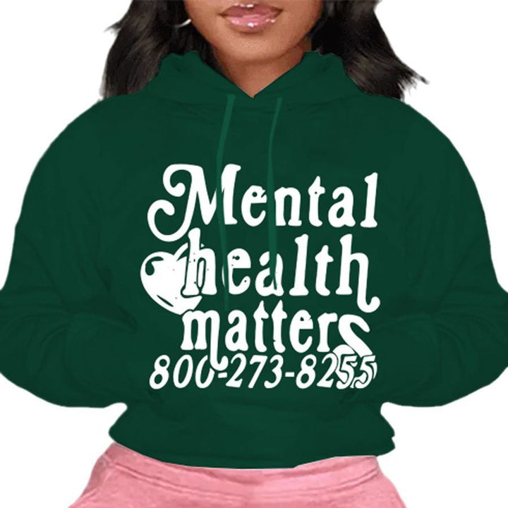 Hooded sweatshirt for women with inspiring print Lune London