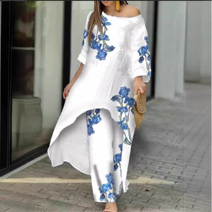Chic and Stylish Floral Design Maxi Dress for Women