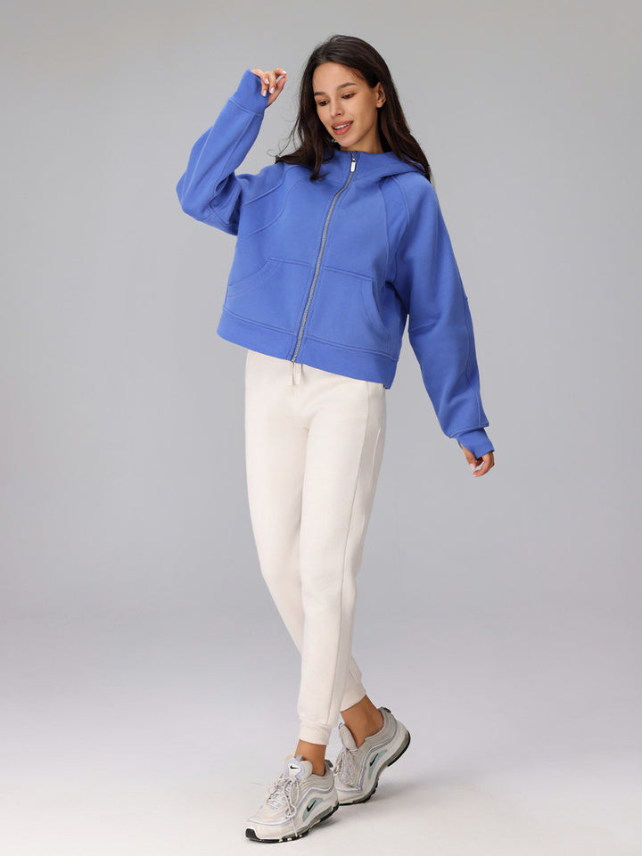 Ladies Zip Hoodie Lune London