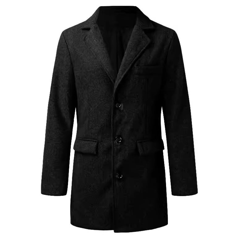 Men's elegant, classic wool coat Lune London