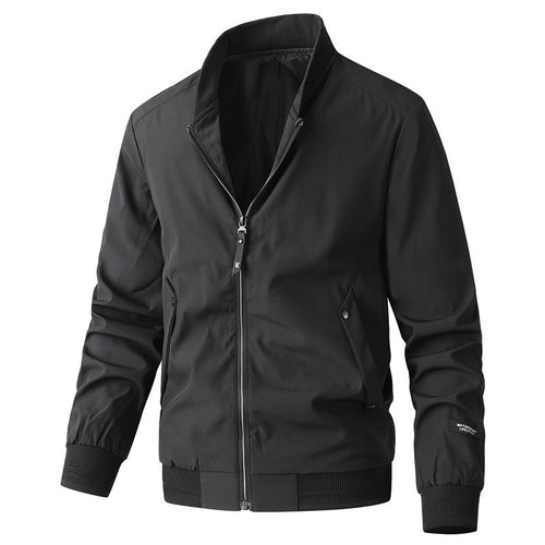 Stylish transitional jacket for men with trendy high collar Amarae