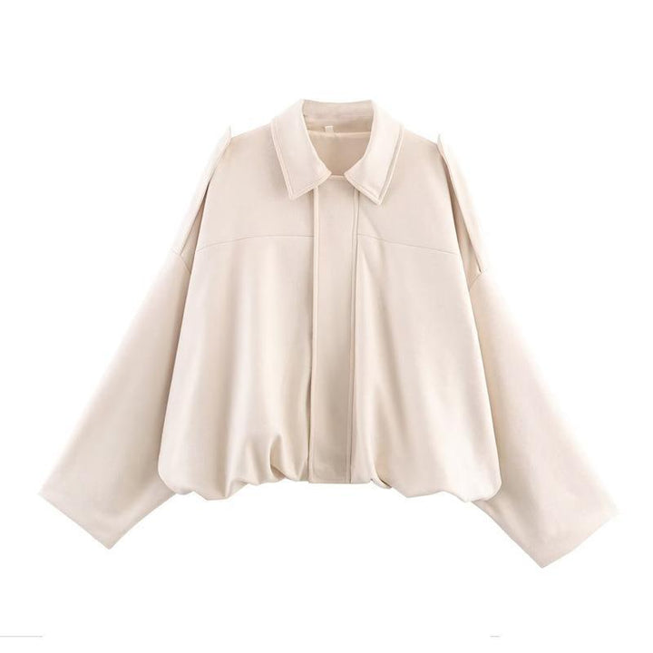 Fashionable oversized women's leisure jacket with practical pockets Lune London