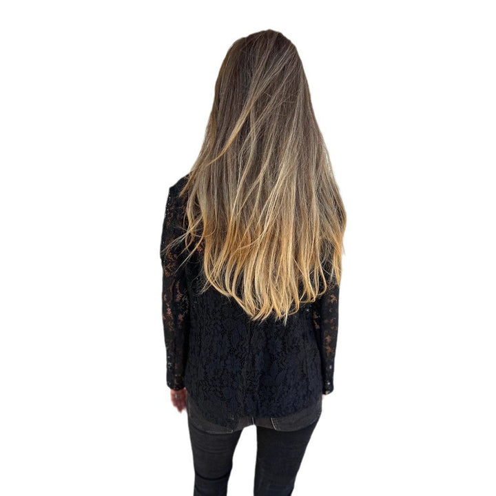 Lace blazer for women with feminine accents Lune London