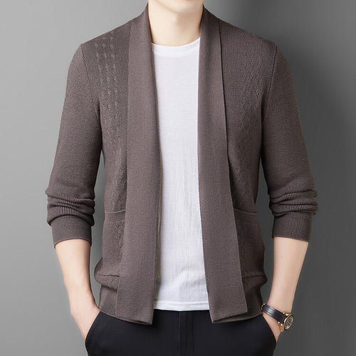Jacket sweater for men with a modern cut and practical pockets Amarae