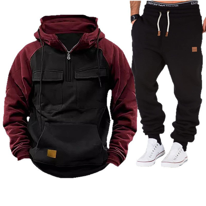 Functional sweater for men with practical pockets Lune London