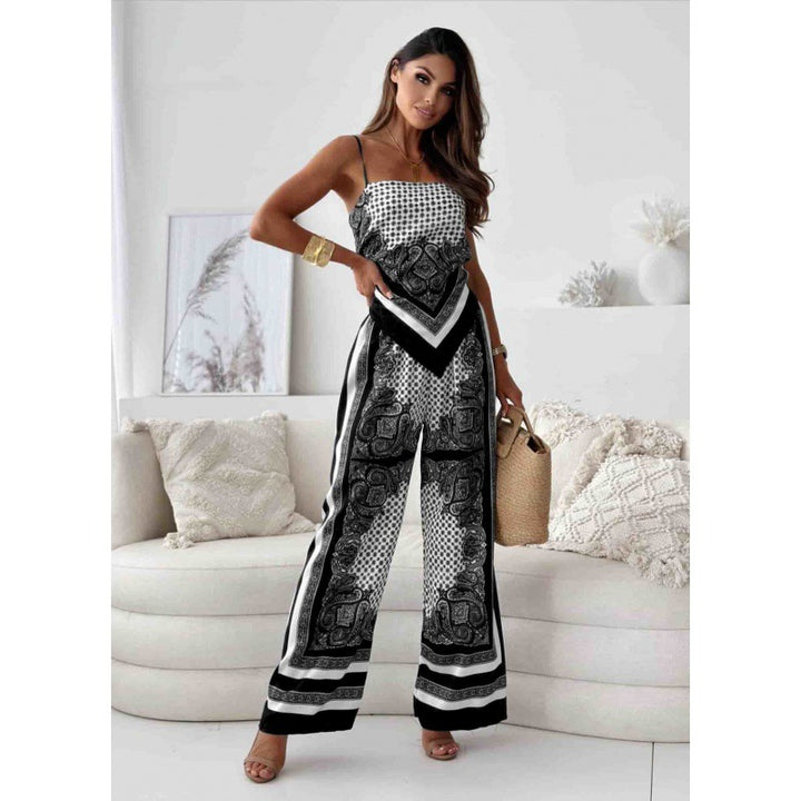 Ladies Jumpsuit Large Bohemian Chic Style