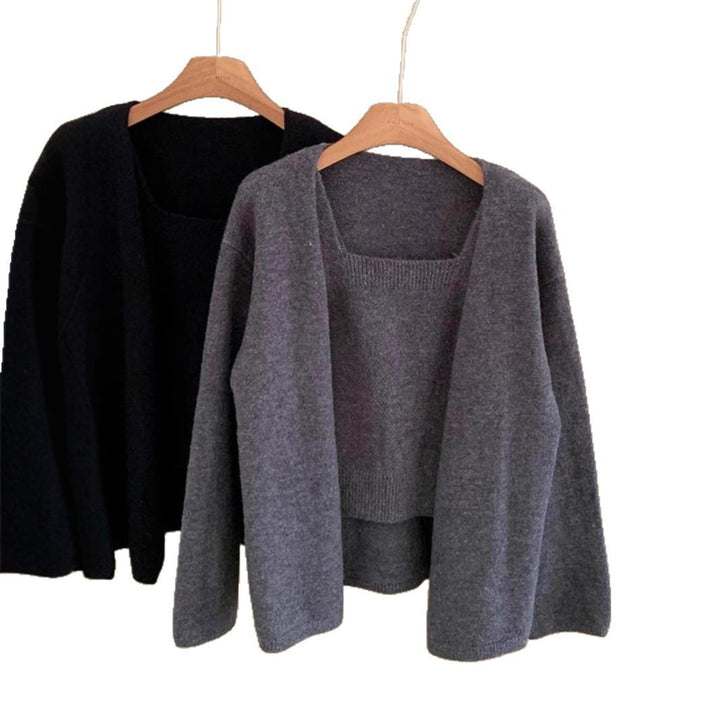 Cardigan ouvert pour femmes avec coupe décontractée et décolleté en V profond