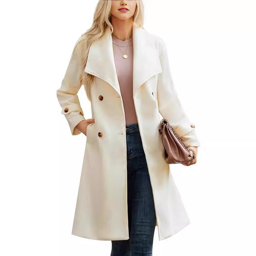 Ladies long coat elegant and comfortable Amarae
