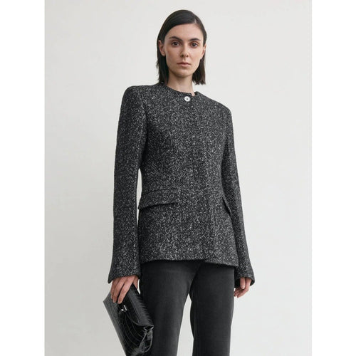 Fashionable wool blazer for women with textured fabric Amarae