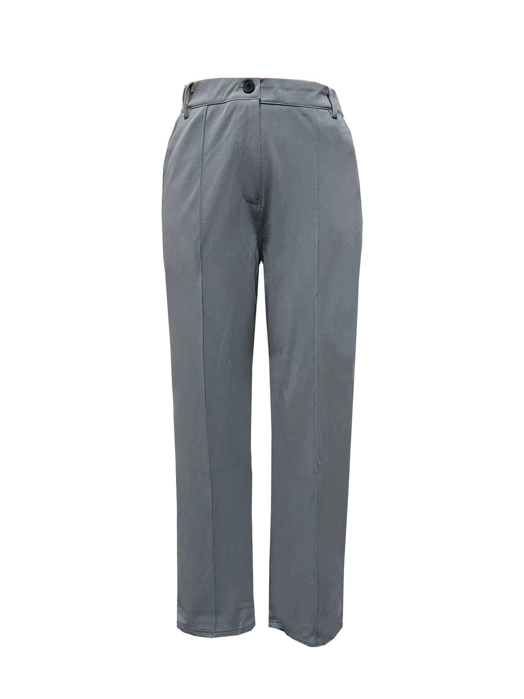 Women high-waisted straight-cut suit trousers with crease Amarae