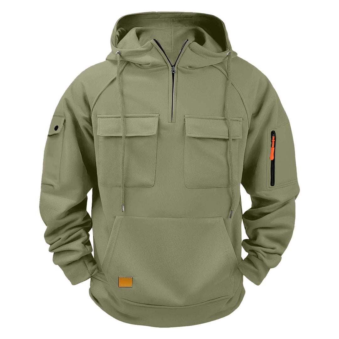 Men's hoodie with practical pockets and chic sporty design