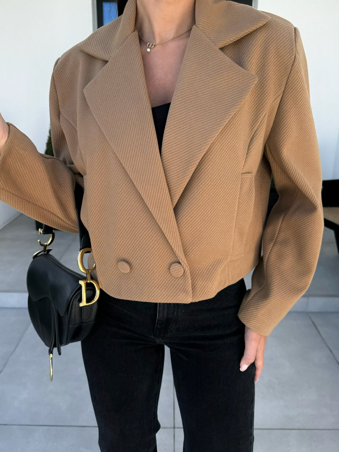 Ladies Elegant Slim-Fit Blazer Jacket Lune London