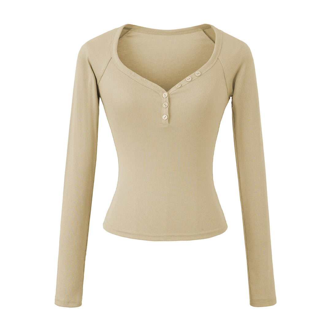 Long sleeve women's blouse with elegant button closure Lune London