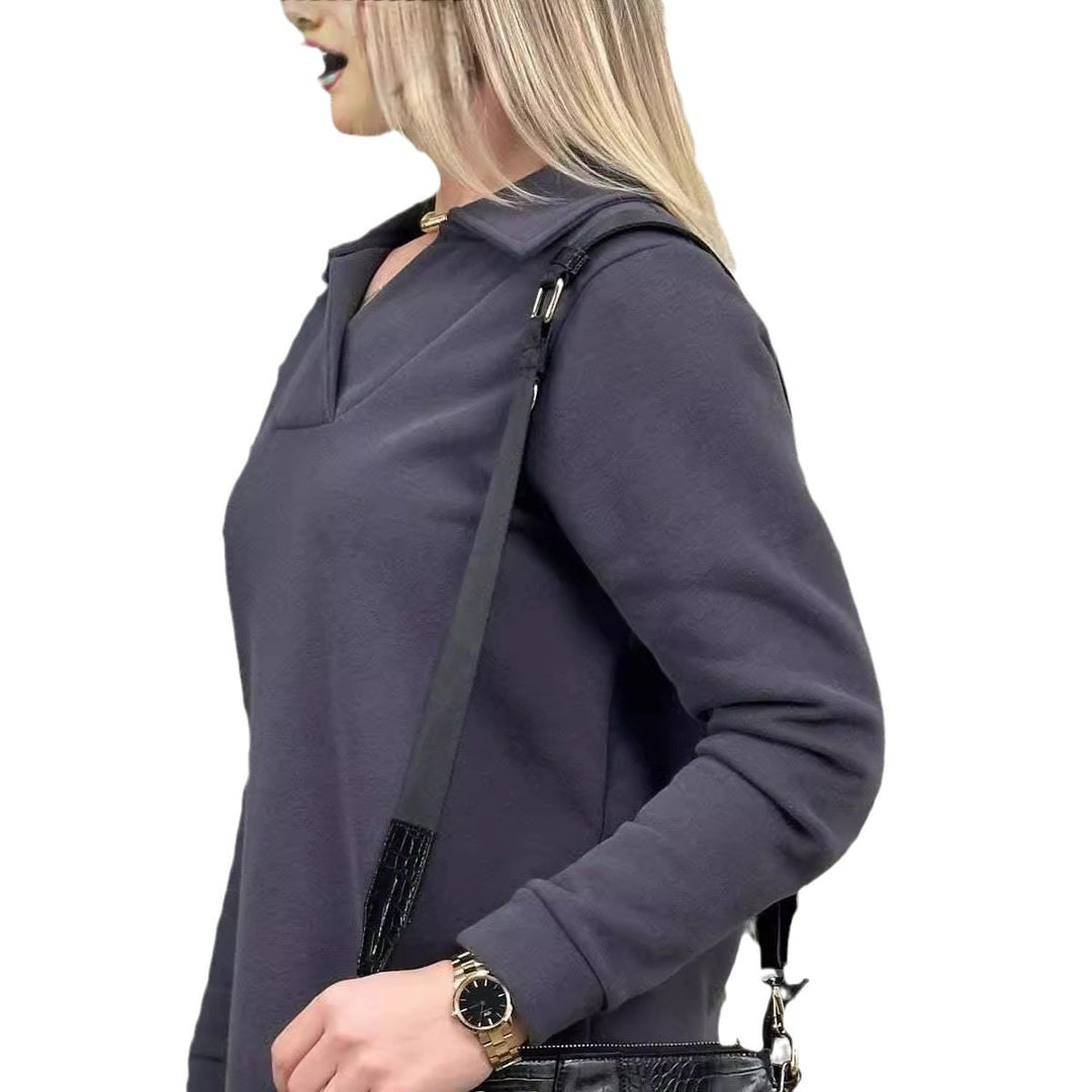 Longline Casual Sweatshirt Tunic Women Lune London