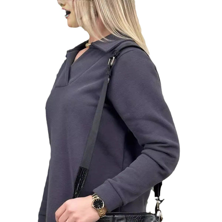 Longline Casual Sweatshirt Tunic Women Lune London