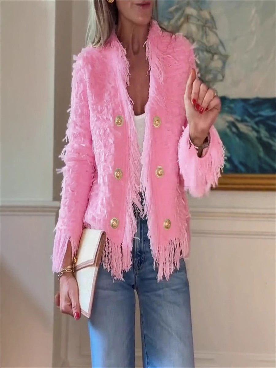 Lune London | Ladies fashionable fringed jacket