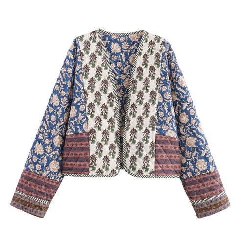Ladies patchwork coat Amarae