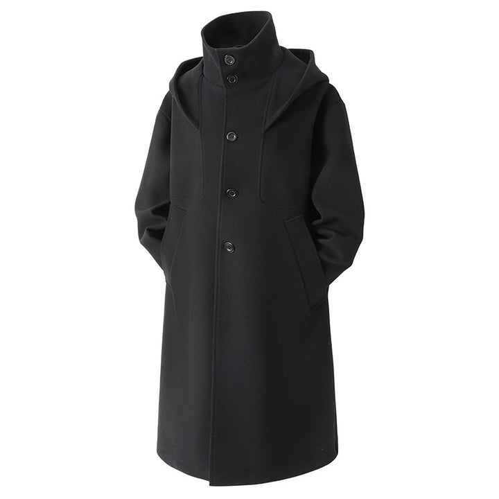 Women transition jacket with hood and structured design Lune London