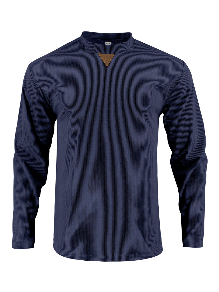 Men's long sleeve sports T-shirt with innovative structured design Lune London