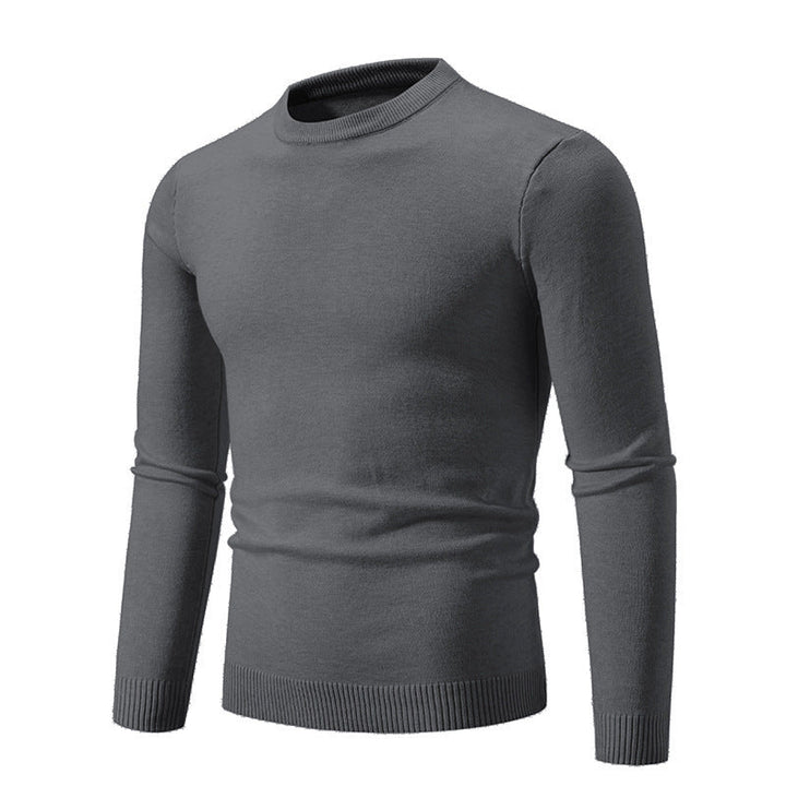 Men's Elegant Round Neck Sweater Made Of Fine Cotton Lune London