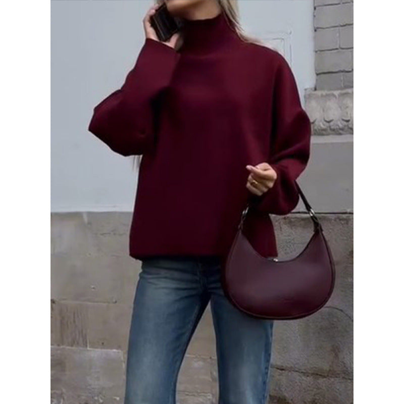 Fashionable oversized women's sweater with a relaxed fit and soft material Lune London