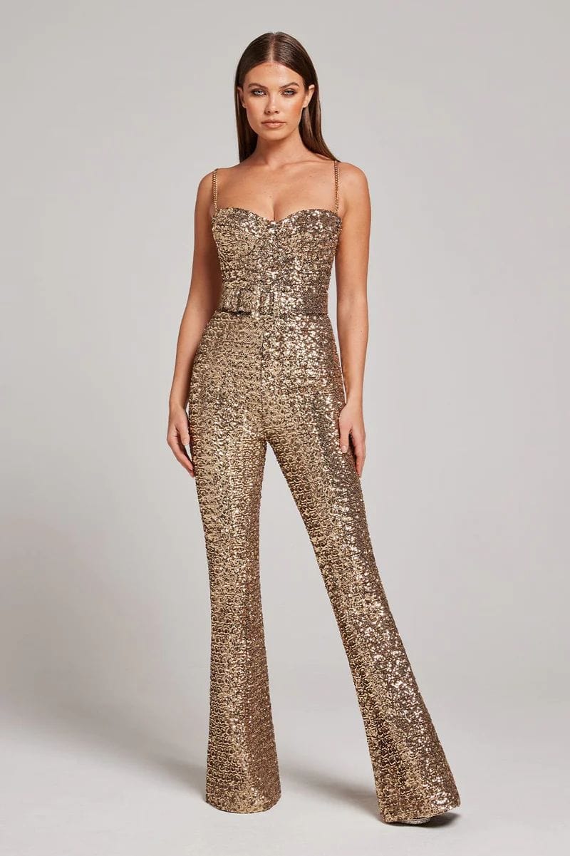 Lune London | Glittering Jumpsuit with Sequins for Women