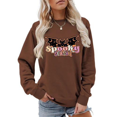 Sweatshirt pour femmes avec design créatif d'Halloween Chic & Stil