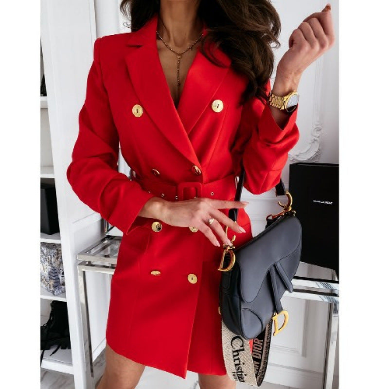 Lune London double-breasted mini blazer dress for women