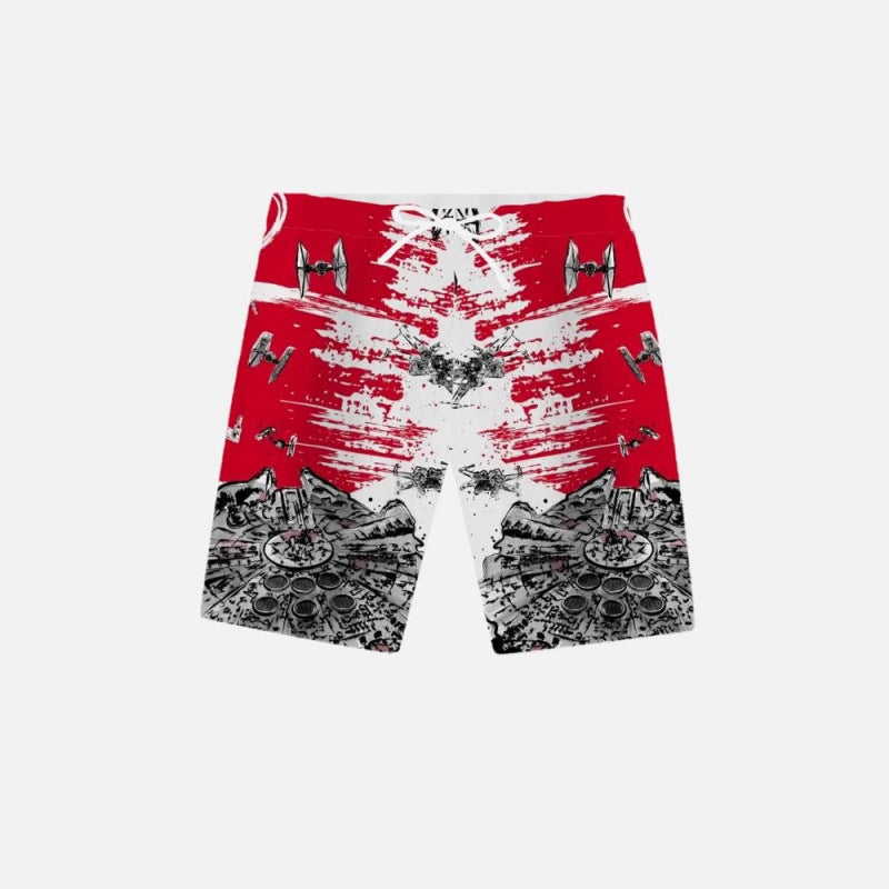 Men's Graphic Psychedelic Print Swimwear Lune London