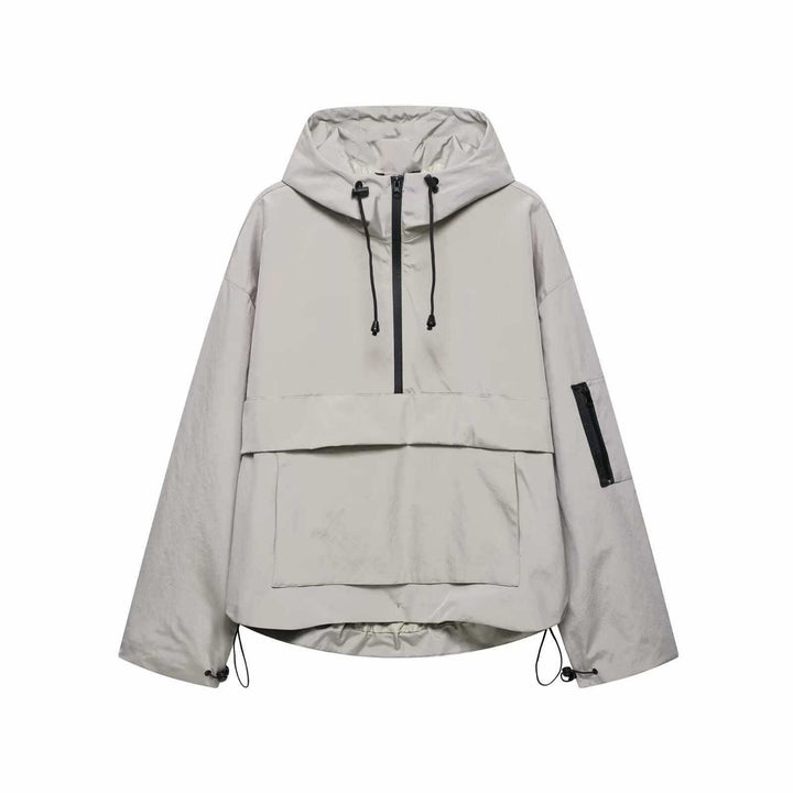 Women's water-repellent anorak jacket with practical pockets Lune London