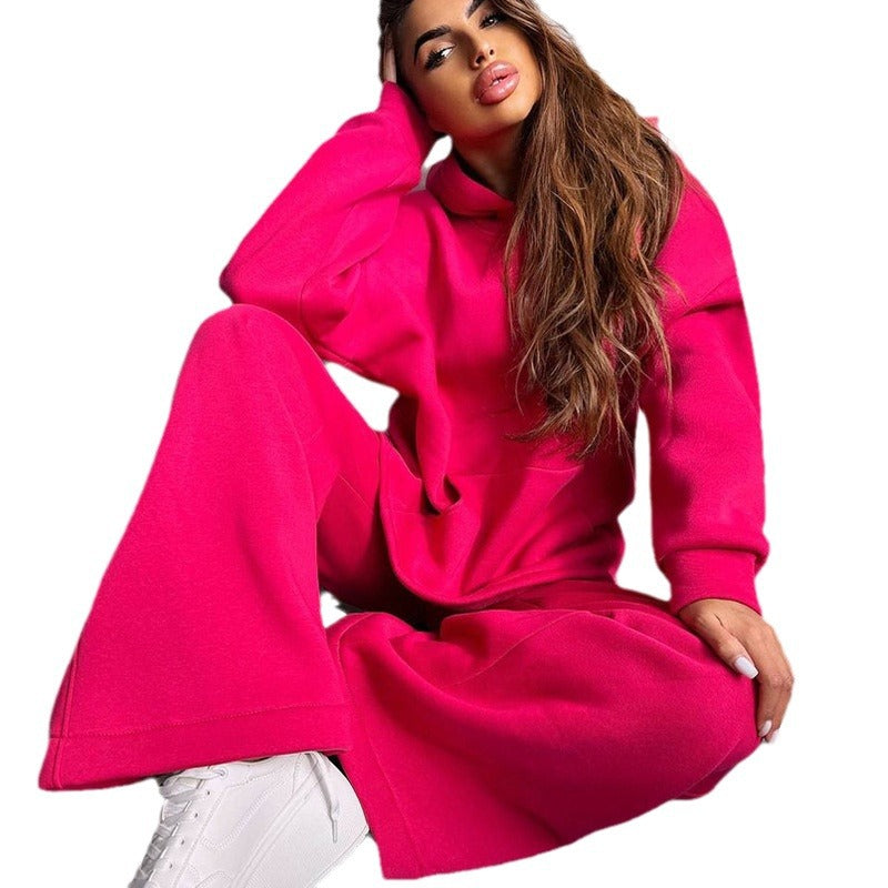 Ladies Cool Oversized Hoodie and Wide Leisure Pants Lune London