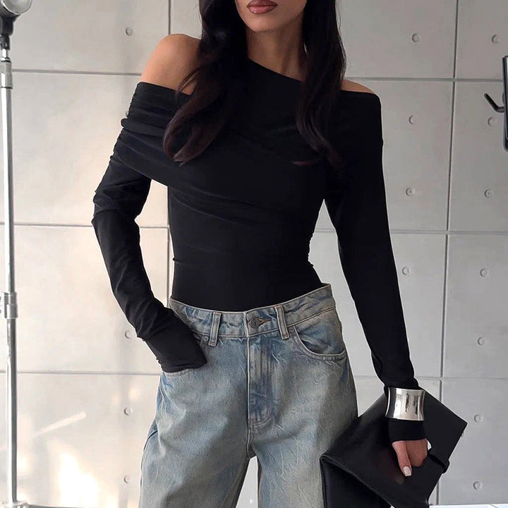 Women Long Sleeve Off-Shoulder Amarae