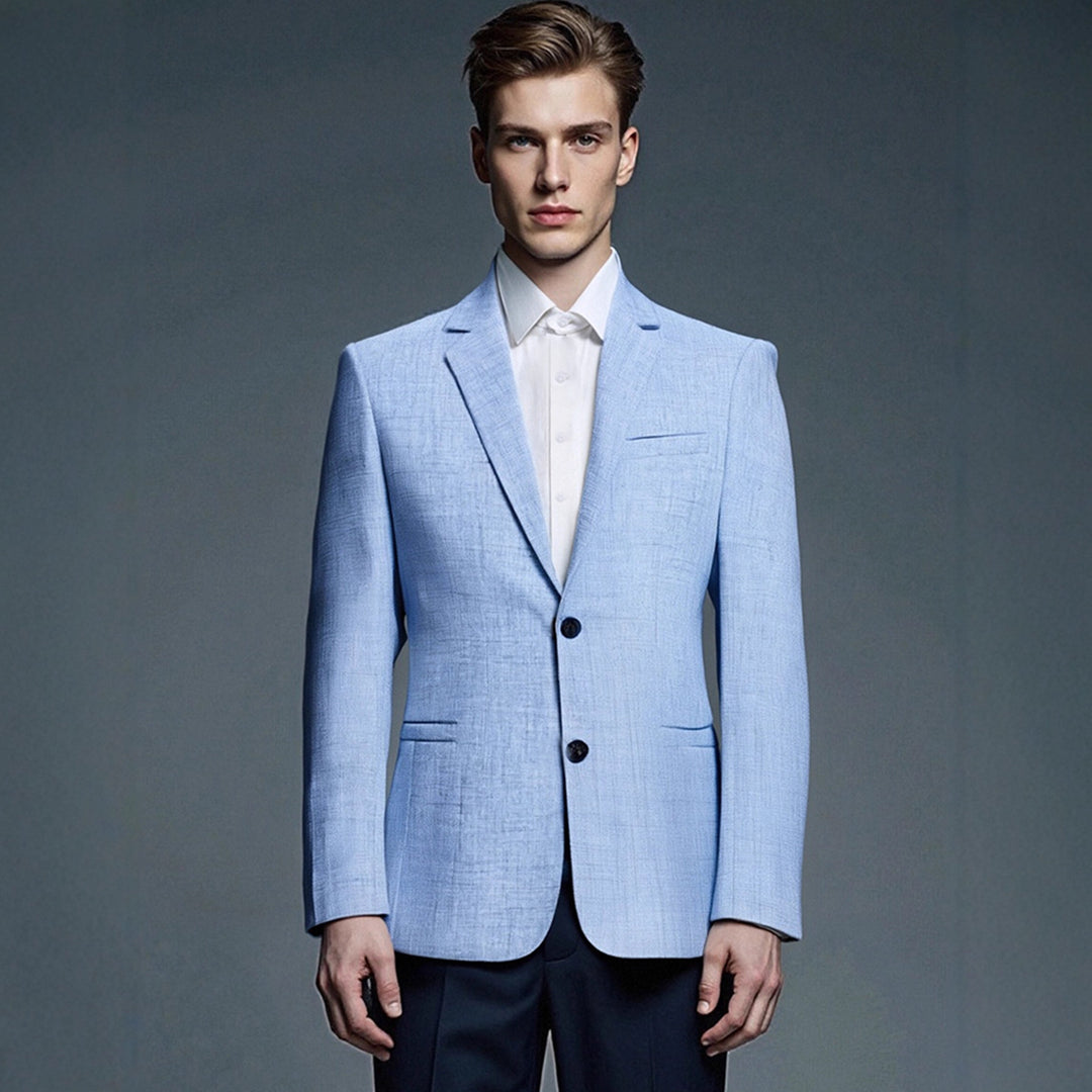 Modern Slim-Fit Blazer for men with textured surface Lune London