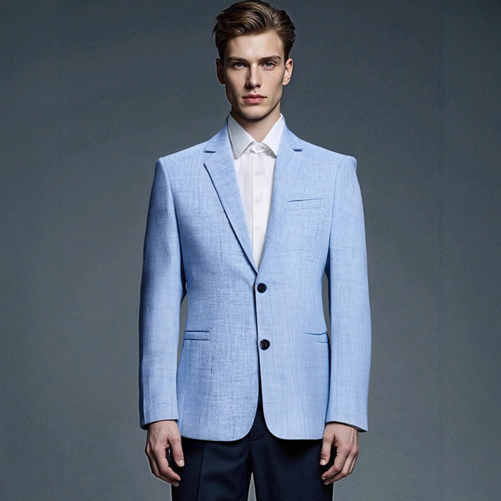 Modern Slim-Fit Blazer for men with textured surface Lune London
