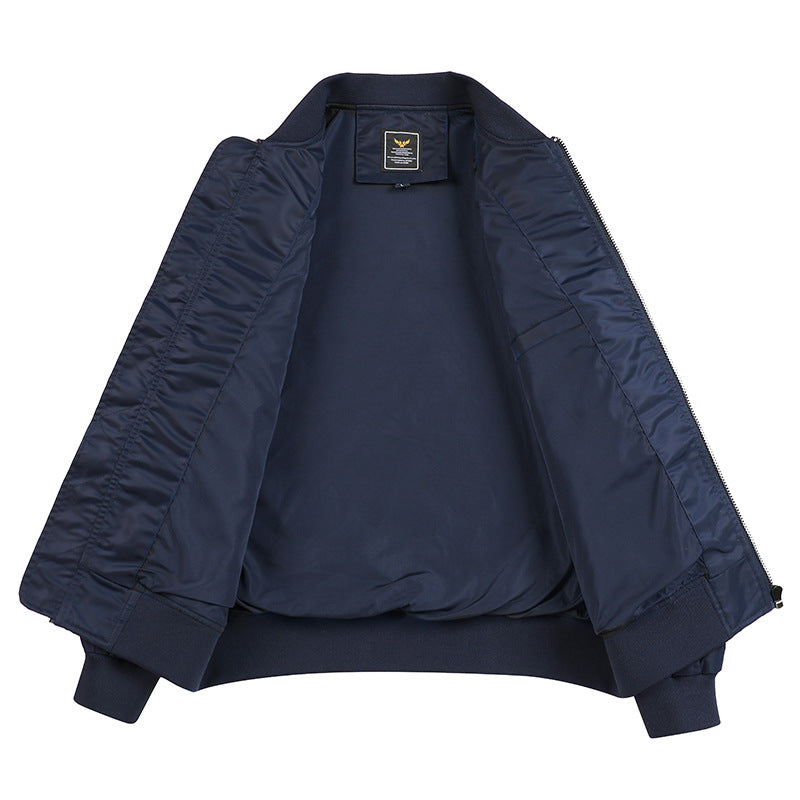 Men's sporty bomber jacket with practical pockets and elastic cuffs Lune London