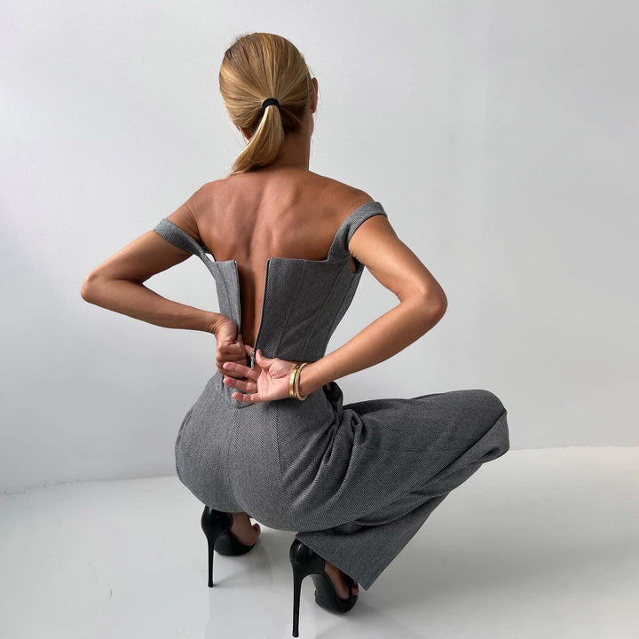 Ladies Elegant blazer combo and corset dress Lune London