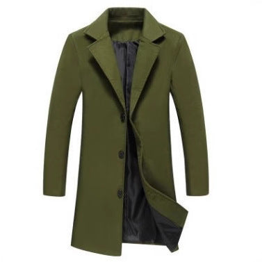 Amarae | Men's Elegant Wool Coat with Modern Cut and Warm Interior