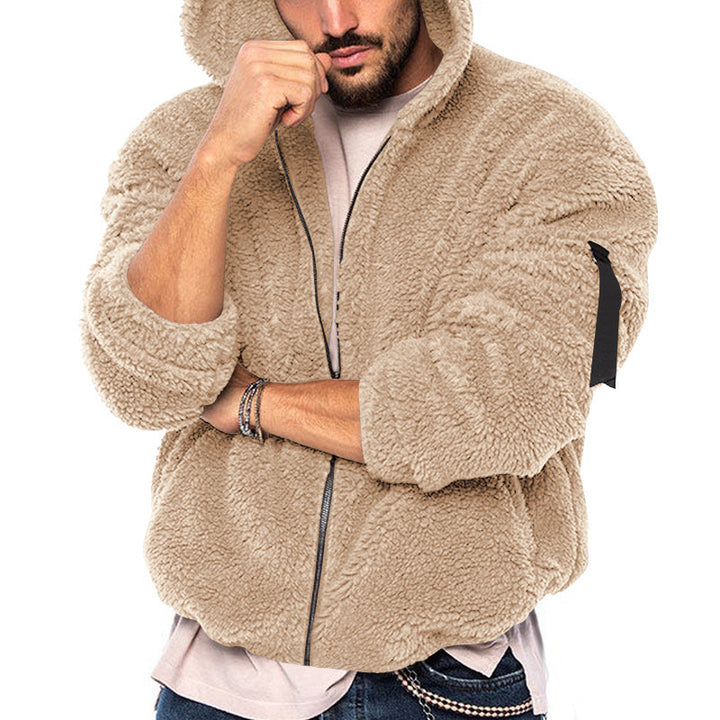Hooded cozy teddy sweatshirt for men Lune London