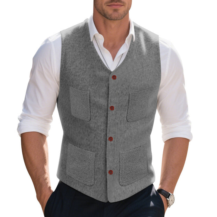 Multifunctional men's vest with practical pockets Lune London