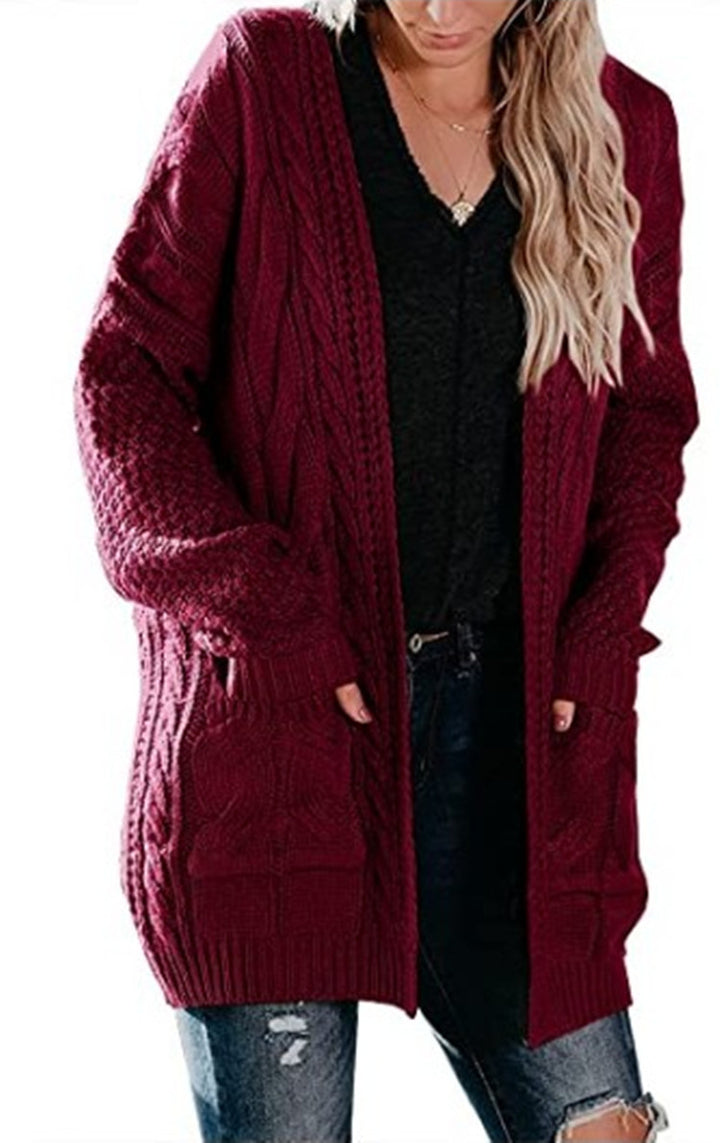Women Chunky Knit Cardigan Chic and Still