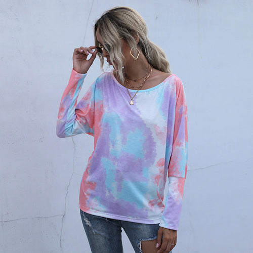 Casual women's top with loose fit and relaxed design with off-the-shoulder Amarae