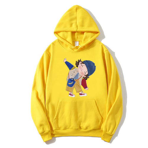 Ladies hoodie with playful children's design Chic & Stil