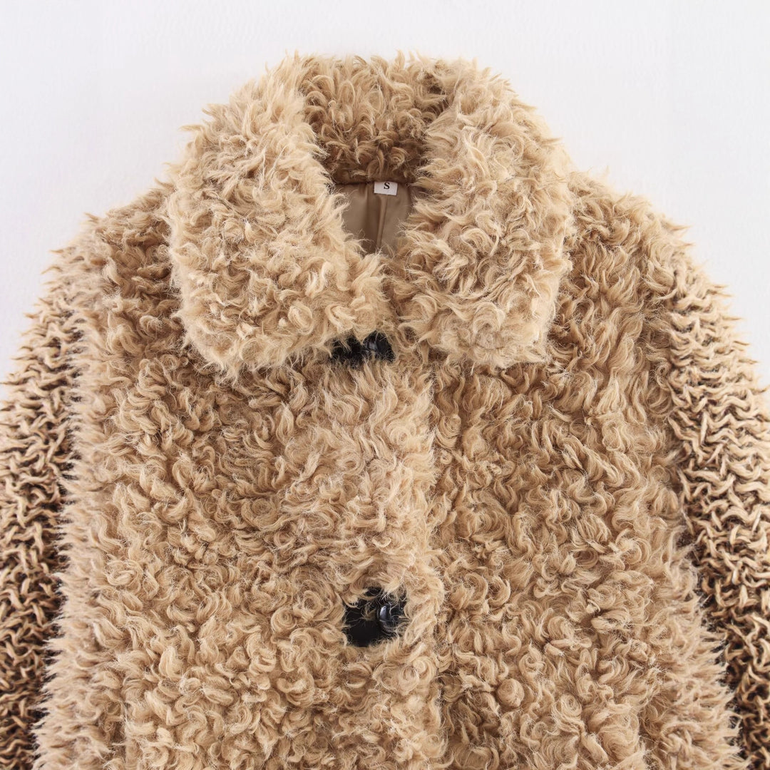 Ladies Oversized Chic and Stylish Fur Coat