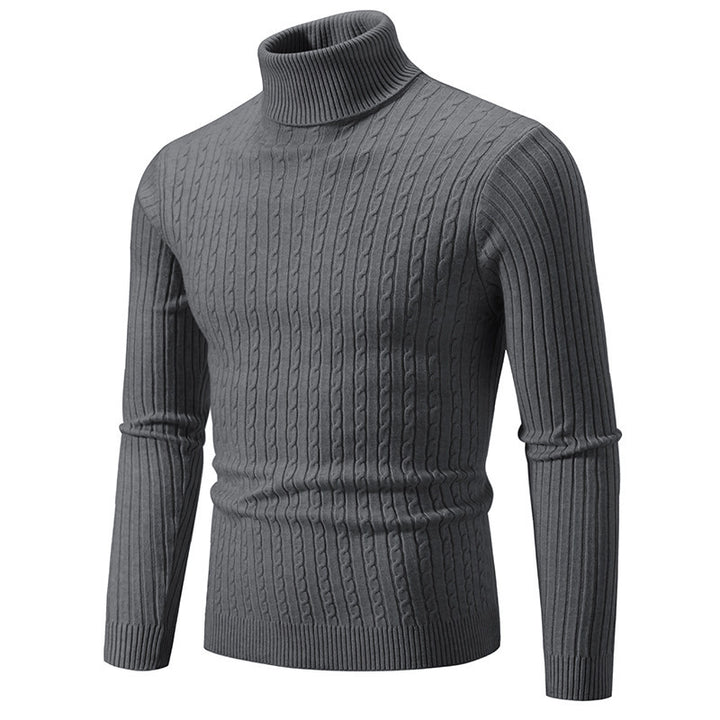 Men's turtleneck sweater in comfortable knit Lune London