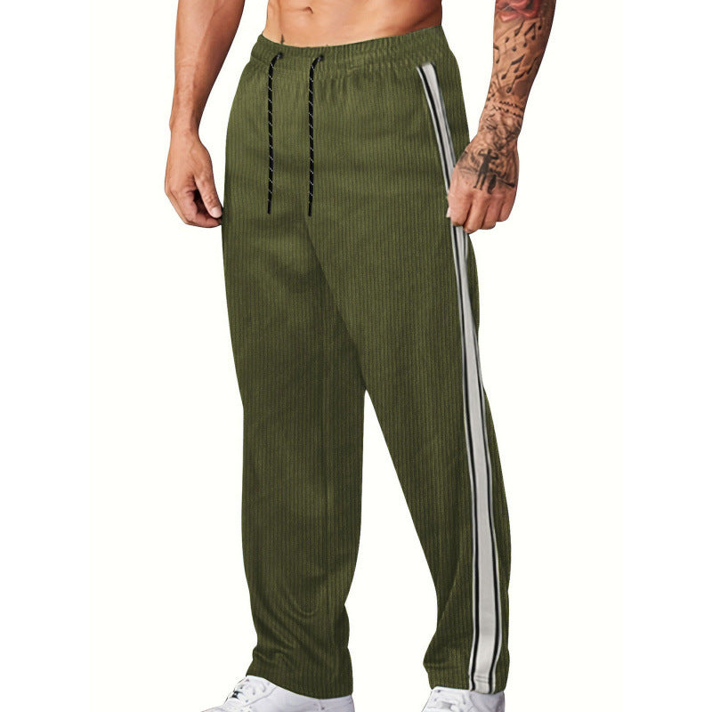 Lune London sporty leisure pants for men with side stripes